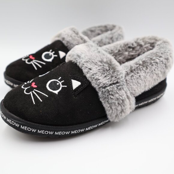 BOBS from Skechers Women's Cat Slippers Meow Shoes 6 - Picture 1 of 10